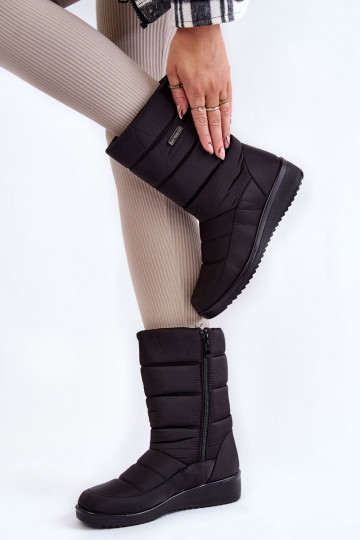 Calena beheizte Schneestiefel in Schwarz 2