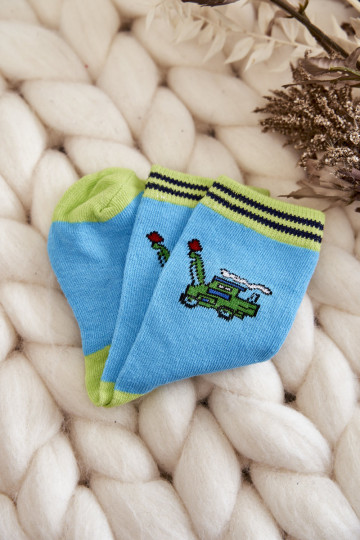 Kinder-Baumwollsocken mit Mustern 5-tlg. Verschiedene Farben 2