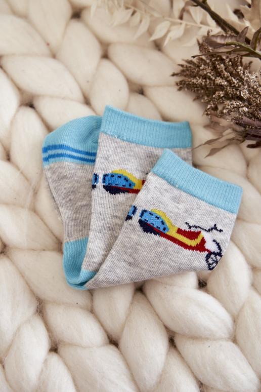 Kinder-Baumwollsocken mit Mustern 5-tlg. Verschiedene Farben Kinder-Baumwollsocken mit Mustern 5-tlg. Verschiedene Farben