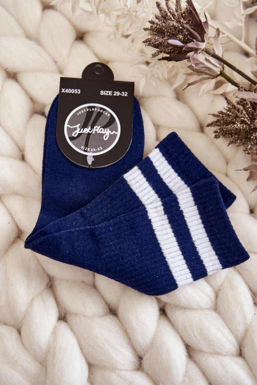 Dunkelblaue Baumwollsocken Dunkelblaue Baumwollsocken