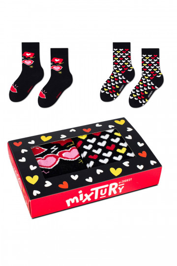 Ein Satz farbiger Socken