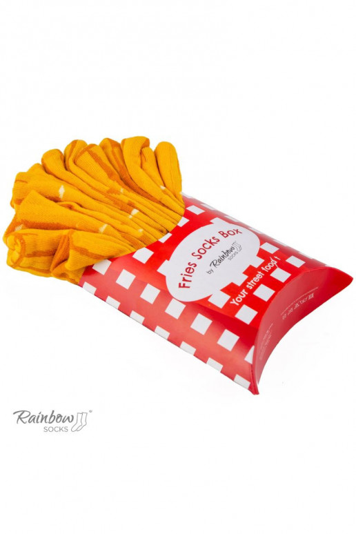 2 Paar farbige Socken in einer Box 2 Paar farbige Socken in einer Box