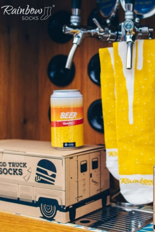 Sockenset Food Truck Socken Box 3 Paar