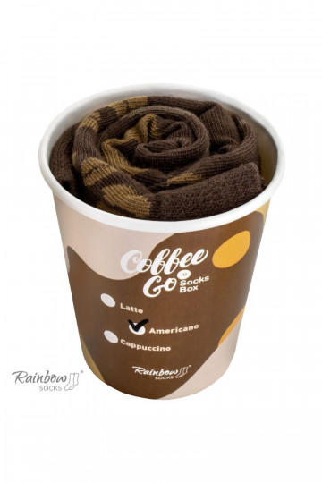 Farbige Socken in einer Box Americano 1 Paar