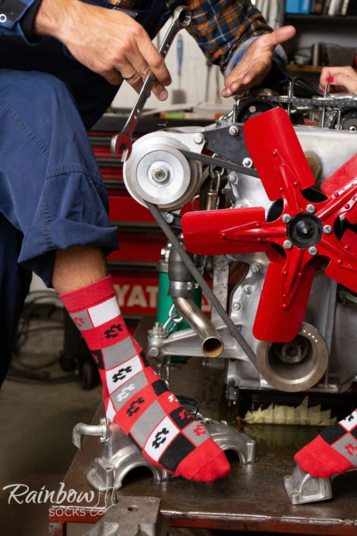 3 Paar farbige Socken in einer Box 3 Paar farbige Socken in einer Box