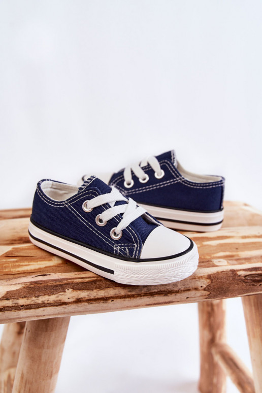 Klassische Kindersportschuhe in dunkelblauer Farbe Filemon Klassische Kindersportschuhe in dunkelblauer Farbe Filemon
