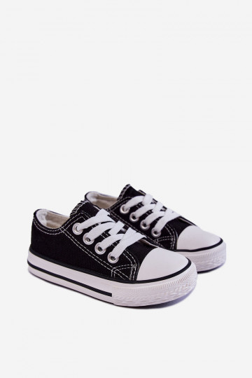 Klassische Kindersportschuhe in der Farbe Schwarz von Filemon