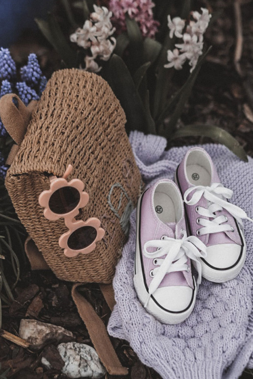 Klassische Kindersportschuhe Purple Filemon