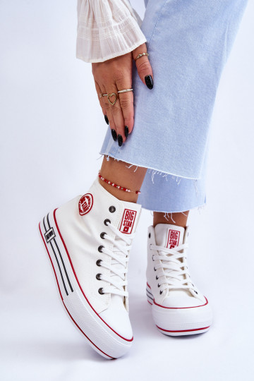 Freizeitschuhe mit Plateau Big Star LL274185 weiße Farbe 2