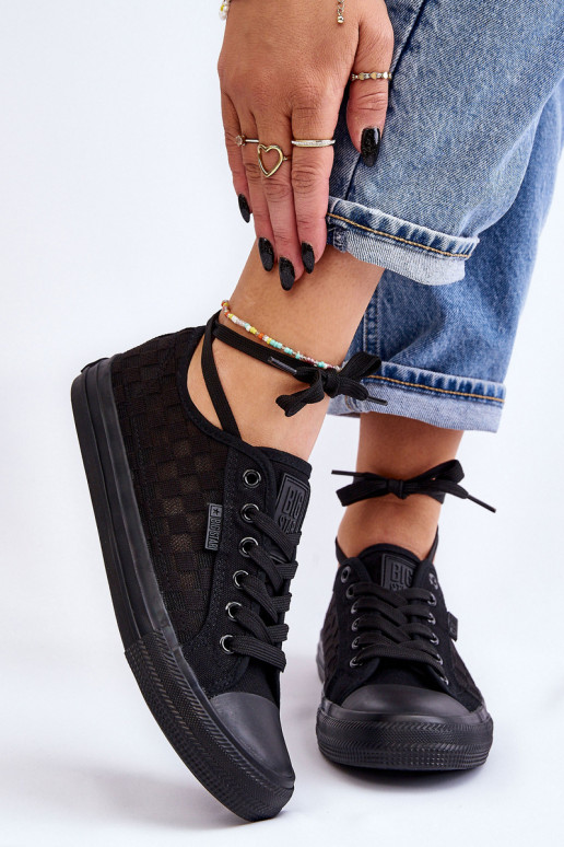 Klassisches Modell flache Schuhe Big Star LL274072 schwarze Farbe Klassisches Modell flache Schuhe Big Star LL274072 schwarze Farbe