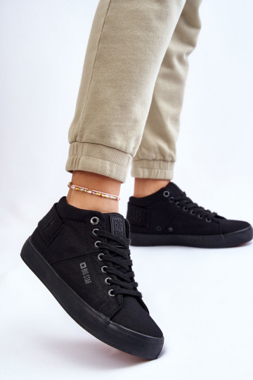 Klassisches Modell Freizeitschuhe mit Sohle Big Star LL274001 in der Farbe Schwarz