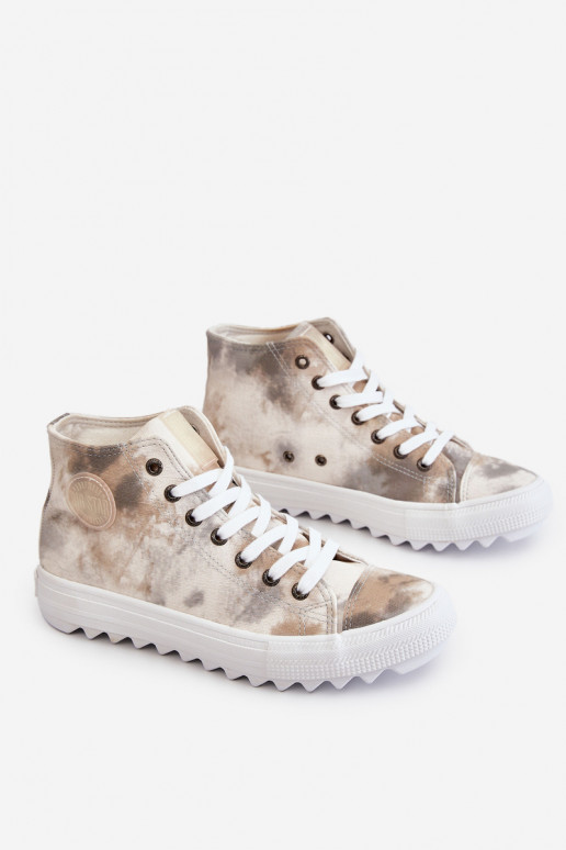 Freizeitschuhe Big Star LL274047 Weiß-grüne Farbe