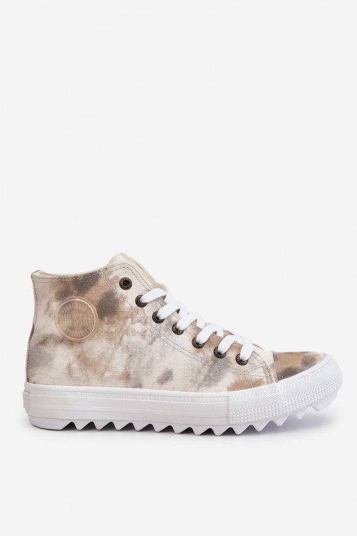 Freizeitschuhe Big Star LL274047 Weiß-grüne Farbe