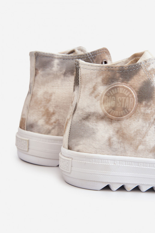 Freizeitschuhe Big Star LL274047 Weiß-grüne Farbe