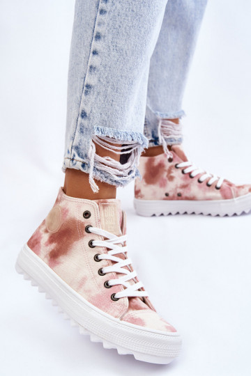 Freizeitschuhe Big Star LL274048 beige-rosa