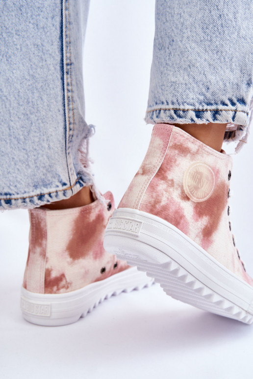 Freizeitschuhe Big Star LL274048 beige-rosa Freizeitschuhe Big Star LL274048 beige-rosa