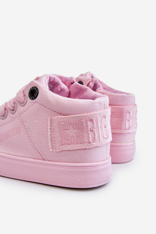 Klassische Freizeitschuhe für Kinder mit Stiefel Big Star LL374003 in rosa Farbe Klassische Freizeitschuhe für Kinder mit Stiefel Big Star LL374003 in rosa Farbe