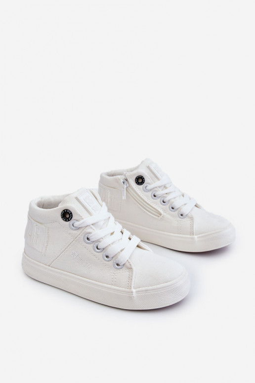 Klassische Freizeitschuhe für Kinder mit der Sohle Big Star LL374002 in Weiß Klassische Freizeitschuhe für Kinder mit der Sohle Big Star LL374002 in Weiß