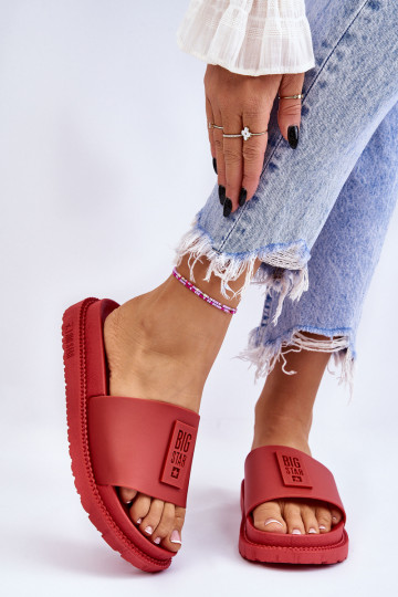 Hausschuhe Big Star LL274430 rot 2