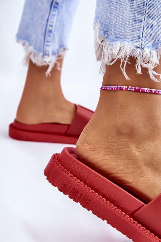 Hausschuhe Big Star LL274430 rot Hausschuhe Big Star LL274430 rot