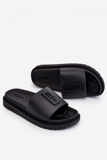 Hausschuhe Big Star LL274429 schwarz