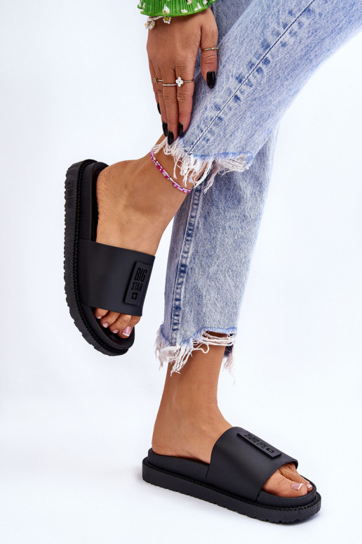 Hausschuhe Big Star LL274429 schwarz