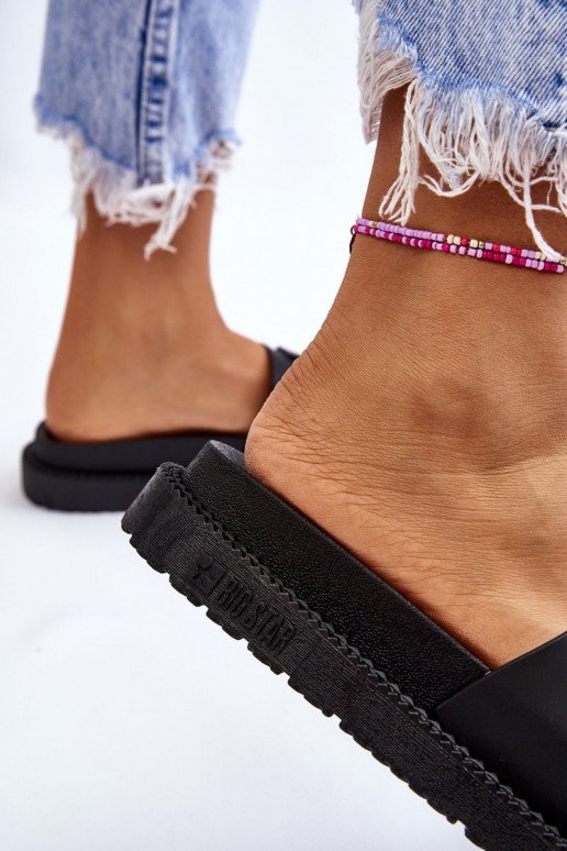 Hausschuhe Big Star LL274429 schwarz