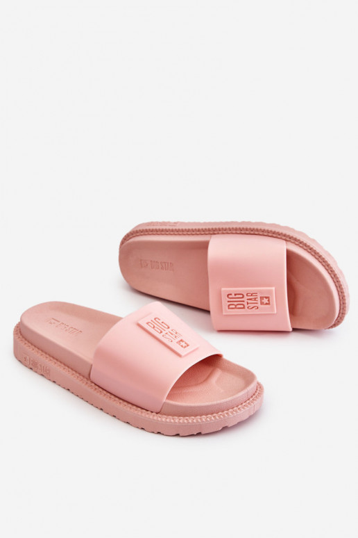 Hausschuhe Big Star LL274425 Hellrosa Farbton