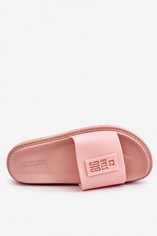 Hausschuhe Big Star LL274425 Hellrosa Farbton