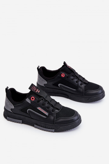 Sneakers Modell Schuhe Cross Jeans LL2R4012C schwarze Farbe