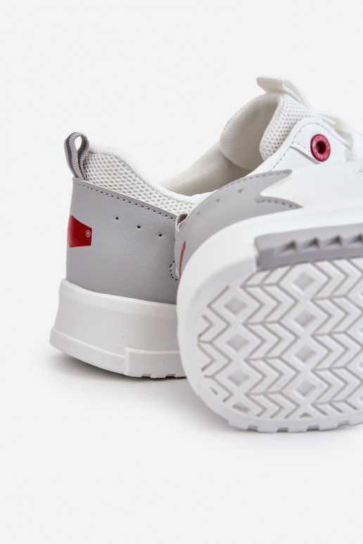 Sneakers Modell Schuhe Cross Jeans LL2R4011C weiße Farbe Sneakers Modell Schuhe Cross Jeans LL2R4011C weiße Farbe