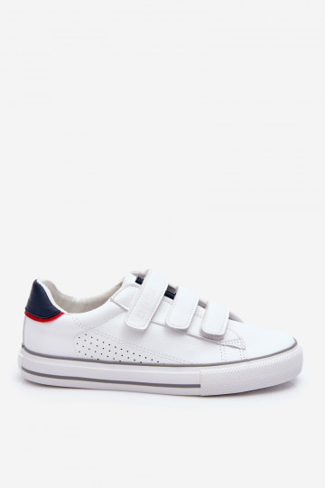 Turnschuhe mit Klebeverschlüssen Big Star LL274A207 weiße Farbe