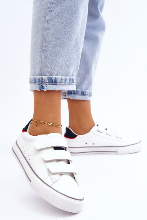 Turnschuhe mit Klebeverschlüssen Big Star LL274A207 weiße Farbe Turnschuhe mit Klebeverschlüssen Big Star LL274A207 weiße Farbe