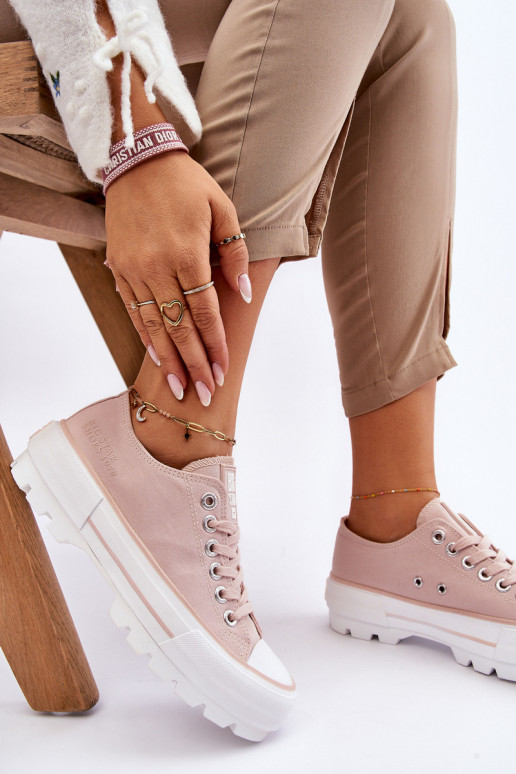 Freizeitschuhe mit Plateau Big Star LL274151 Nude Freizeitschuhe mit Plateau Big Star LL274151 Nude