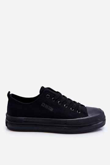 mit Schnürsenkeln Sneakers Big Star LL274967 schwarze Farbe 2
