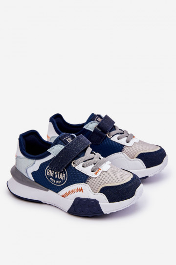 Kinder-Sneaker-Modell Schuhe Memory Foam System Big Star LL374225 dunkelblau