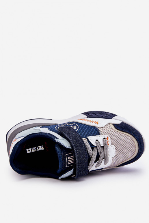 Kinder-Sneaker-Modell Schuhe Memory Foam System Big Star LL374225 dunkelblau