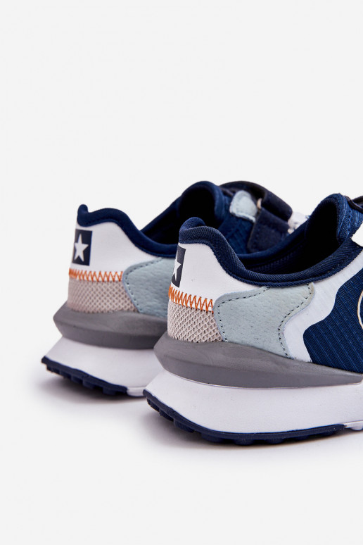 Kinder-Sneaker-Modell Schuhe Memory Foam System Big Star LL374225 dunkelblau