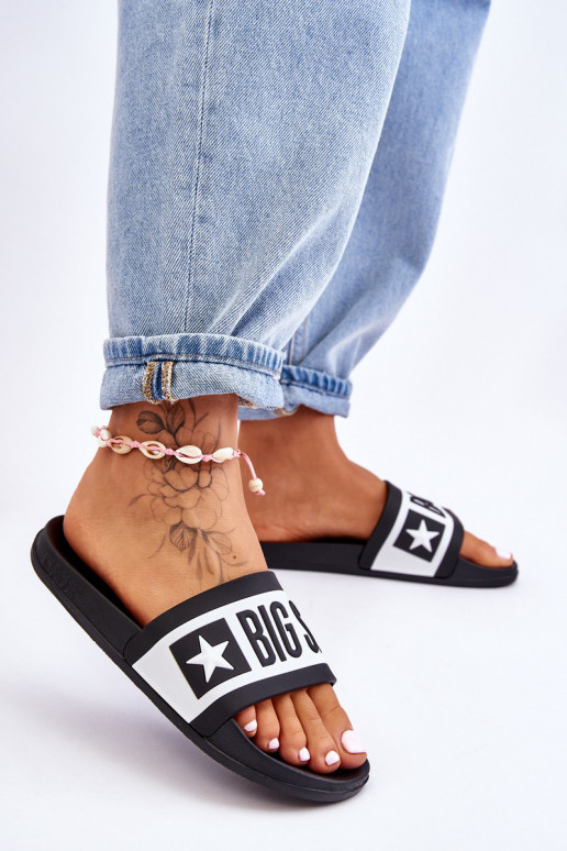 Klassisches Modell Hausschuhe Big Star LL274739 in schwarzer Farbe Klassisches Modell Hausschuhe Big Star LL274739 in schwarzer Farbe