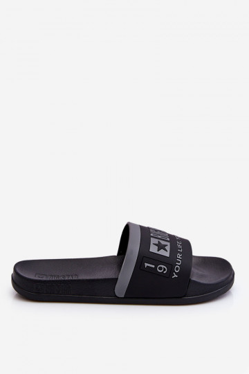 Leichte Hausschuhe Big Star LL274732 schwarz