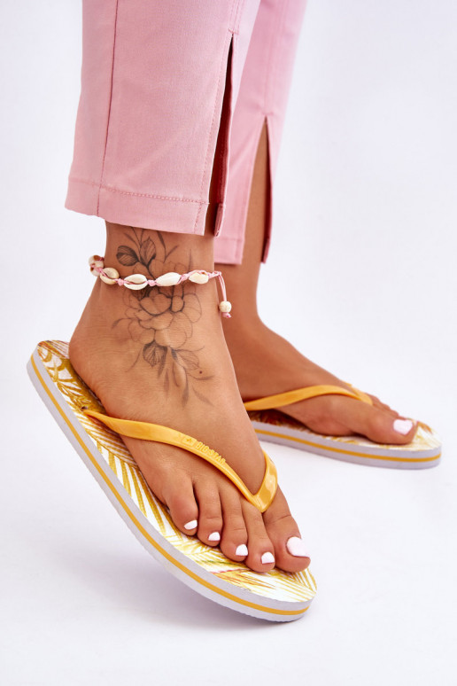 Modische Hausschuhe Big Star LL274819 gelb Modische Hausschuhe Big Star LL274819 gelb