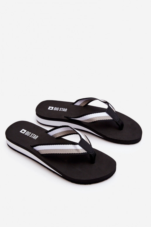 Hausschuhe mit Plateau Big Star LL274781 schwarze Farbe Hausschuhe mit Plateau Big Star LL274781 schwarze Farbe