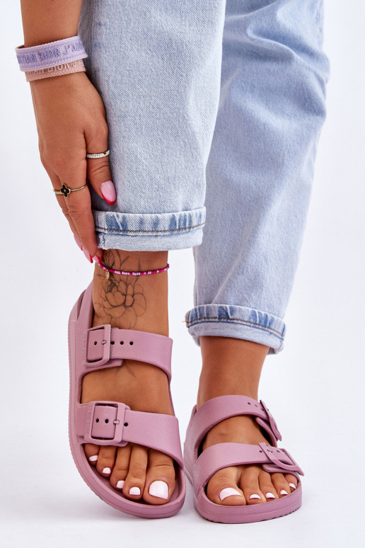 Leichte Sandalen Big Star LL274744 Lila Farbe Leichte Sandalen Big Star LL274744 Lila Farbe