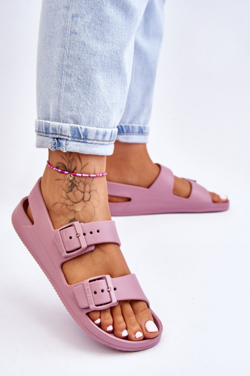 Leichte Sandalen Big Star LL274744 Lila Farbe Leichte Sandalen Big Star LL274744 Lila Farbe