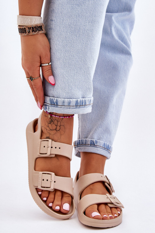 Leichte Sandalen Big Star LL274746 beige Leichte Sandalen Big Star LL274746 beige