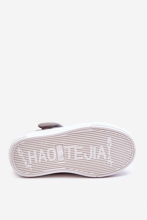 Kinderballerinas mit Blumenmuster in der blaugrauen Farbe Noah Kinderballerinas mit Blumenmuster in der blaugrauen Farbe Noah