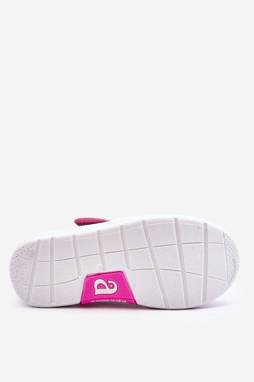 Kinderballerinas mit Klebeverschlüssen in der blau-rosa Farbe Selah