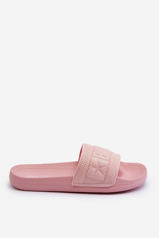 Modische Hausschuhe Big Star LL274A157 Hellrosa Farbton Modische Hausschuhe Big Star LL274A157 Hellrosa Farbton