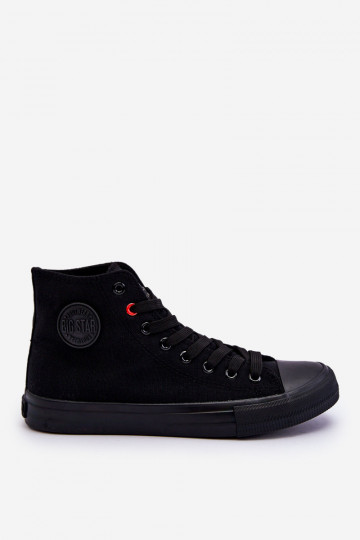 Klassisches Modell Freizeitschuhe mit Sohle Big Star T274033 in der Farbe Schwarz