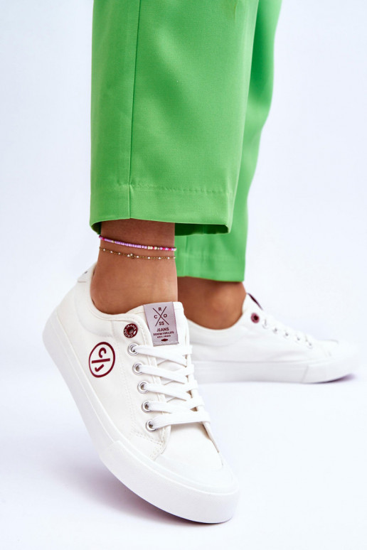 Sneakers Cross Jeans LL2R4043 weiße Farbe Sneakers Cross Jeans LL2R4043 weiße Farbe